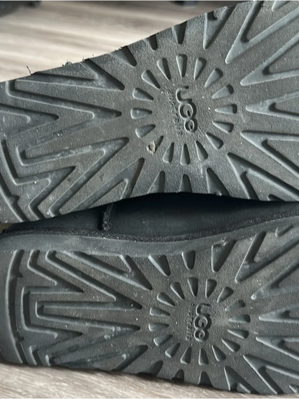 UGG Black Classic Short Sheepskin Boots